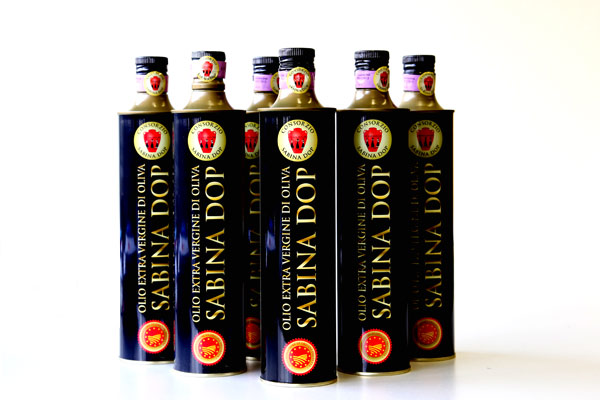 Confezione 6 bottiglie da 0,75 litri di Olio Sabina Dop